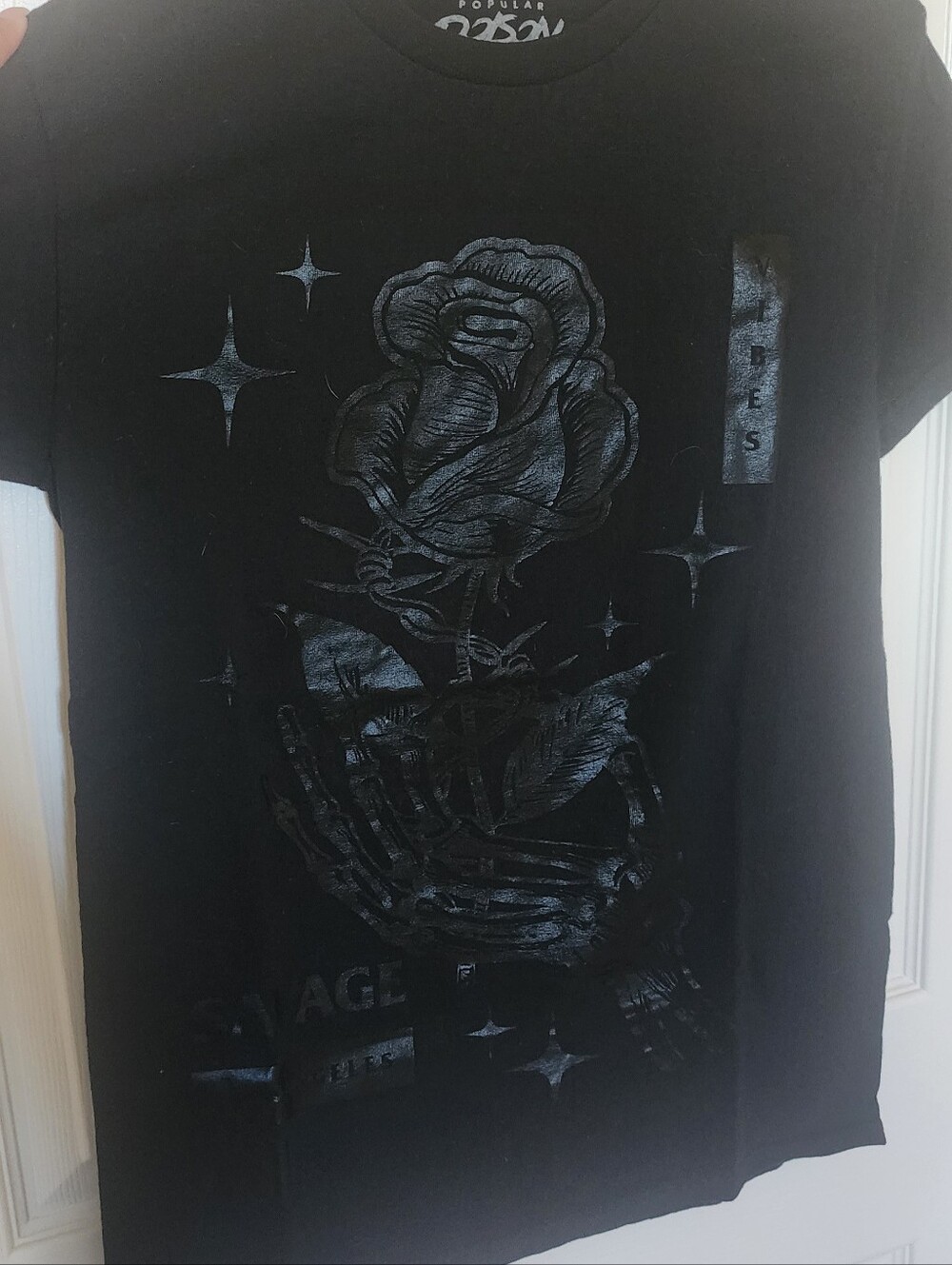 Popular Poison Rose Design Tshirt